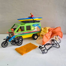 Load image into Gallery viewer, 1970s Fisher Price Adventure People Daredevil Sports Van Set # 318 42509
