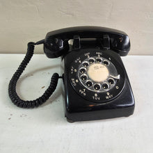Load image into Gallery viewer, Black Northern Telecom Rotary Table Top Phone 25 43
