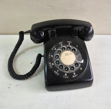 Load image into Gallery viewer, Black Northern Telecom Rotary Table Top Phone 25 43
