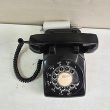Load image into Gallery viewer, Black Northern Telecom Rotary Table Top Phone 25 43
