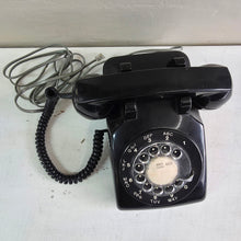 Load image into Gallery viewer, Black Northern Telecom Rotary Table Top Phone 25 43
