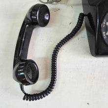 Load image into Gallery viewer, Black Northern Telecom Rotary Table Top Phone 25 43
