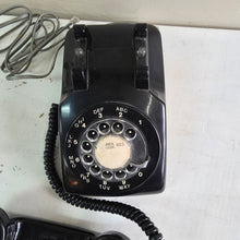 Load image into Gallery viewer, Black Northern Telecom Rotary Table Top Phone 25 43
