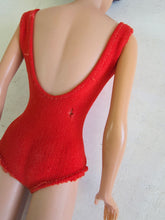 Load image into Gallery viewer, 1960s Brunette Bubble Cut Barbie with Pale Lips 42508
