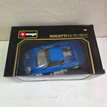 Load image into Gallery viewer, Burago Bugatti EB 110 1991 Diecast Car in Box 42510

