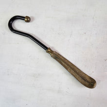 Load image into Gallery viewer, 42510 Unique Heavy Brass Feather Shoe Horn
