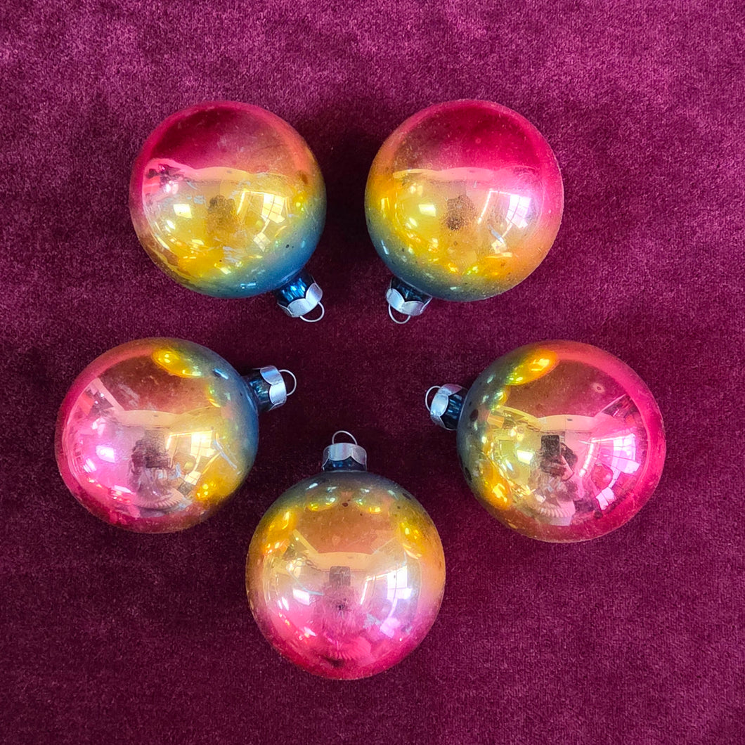 Vintage Ombre Christmas Ornaments 42510