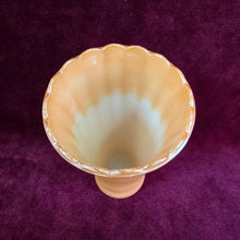Load image into Gallery viewer, Fire King Peach Lusterware Vase 42510
