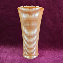 Load image into Gallery viewer, Fire King Peach Lusterware Vase 42510

