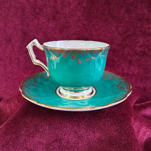 Load image into Gallery viewer, Teal Aynsley Teacup 036
