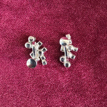 Load image into Gallery viewer, Jay Flex Sterling Blue and Clear Rhinestone Brooch and Earrings Set 42508
