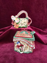 Load image into Gallery viewer, Fitz &amp; Floyd Night Before Christmas Cream &amp; Sugar 42410

