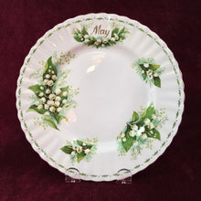 Load image into Gallery viewer, Royal Albert Flower of the Month 8-inch Plates 42510
