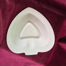 Load image into Gallery viewer, Wedgwood White &amp; Blue Jasperware Heart Shaped Ashtray Trinket Dish 42509
