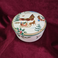 Load image into Gallery viewer, Mikasa Winter Scene Trinket Box 42511
