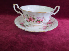 Load image into Gallery viewer, Royal Albert Lavender Rose Cream Soup Bowl &amp; Saucer 42510
