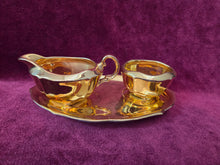 Load image into Gallery viewer, Royal Winton Grimwades Golden Age Creamer, Sugar dish &amp; Tray 42511
