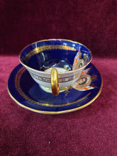 Load image into Gallery viewer, Coblat Blue Aynsley Queen Elizabeth Teacup 42601
