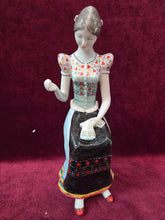 Load image into Gallery viewer, Hollohaza Hungarian Folk Woman Figurine 043

