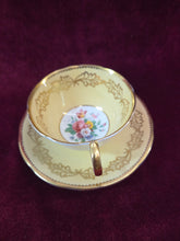 Load image into Gallery viewer, Aynsley Yellow Cup &amp; Saucer 42601
