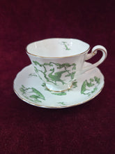 Load image into Gallery viewer, Royal Chelsea Evergreen Cup &amp; Saucer 42510

