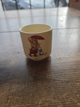 Load image into Gallery viewer, Royal Doultons Bunnykins Eggcup "Sheltering under Umbrella &amp; Strolling" 001
