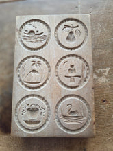 Load image into Gallery viewer, Cookie Press - Summer Motif - Crane, Boat, Owl, Pear, Basket &amp; Swan 42508
