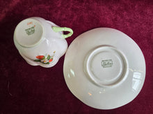 Load image into Gallery viewer, Shelley Strawberry Dogwood Floral Teacup 2602
