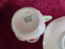 Load image into Gallery viewer, Shelley Strawberry Dogwood Floral Teacup 2602
