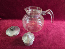Load image into Gallery viewer, Clear Pyrex  Beehive Style Teapot 42602
