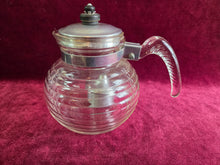 Load image into Gallery viewer, Clear Pyrex  Beehive Style Teapot 42602
