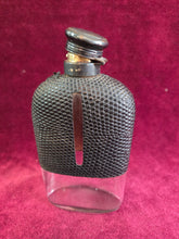 Load image into Gallery viewer, Vintage Faux Snakeskin Flask 039
