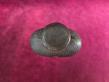 Load image into Gallery viewer, Vintage Faux Snakeskin Flask 039
