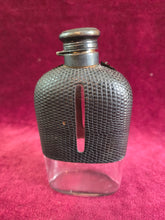 Load image into Gallery viewer, Vintage Faux Snakeskin Flask 039

