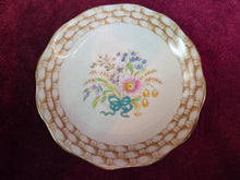 Load image into Gallery viewer, Royal Albert Cup &amp; Saucer with basketweave pattern &amp; bouquet 42407

