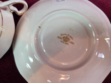 Load image into Gallery viewer, Royal Albert Cup &amp; Saucer with basketweave pattern &amp; bouquet 42407
