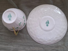 Load image into Gallery viewer, Belleek Shamrock Cup &amp; Saucer 42403
