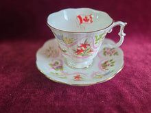 Load image into Gallery viewer, Royal Albert "Our Emblems Dear, Canada" Cup &amp; Saucer 42511
