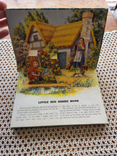 Load image into Gallery viewer, Vintage Little Red Riding Hood Pop Up Book 040
