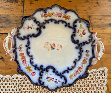 Load image into Gallery viewer, Late Victorian Hand Painted Cake Plate 33310
