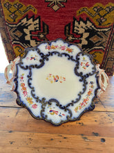 Load image into Gallery viewer, Late Victorian Hand Painted Cake Plate 33310
