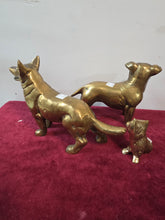 Load image into Gallery viewer, Brass Dogs. 3 to choose from 42603
