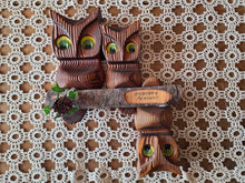 Load image into Gallery viewer, MCM Wooden Owl Wall Hanging 571
