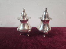Load image into Gallery viewer, Silverplated Salt &amp; Pepper Shakers 42607
