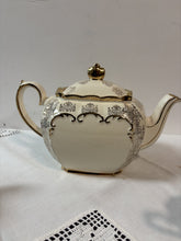 Load image into Gallery viewer, White and Gold Sadler 3-piece Tea Set 42605
