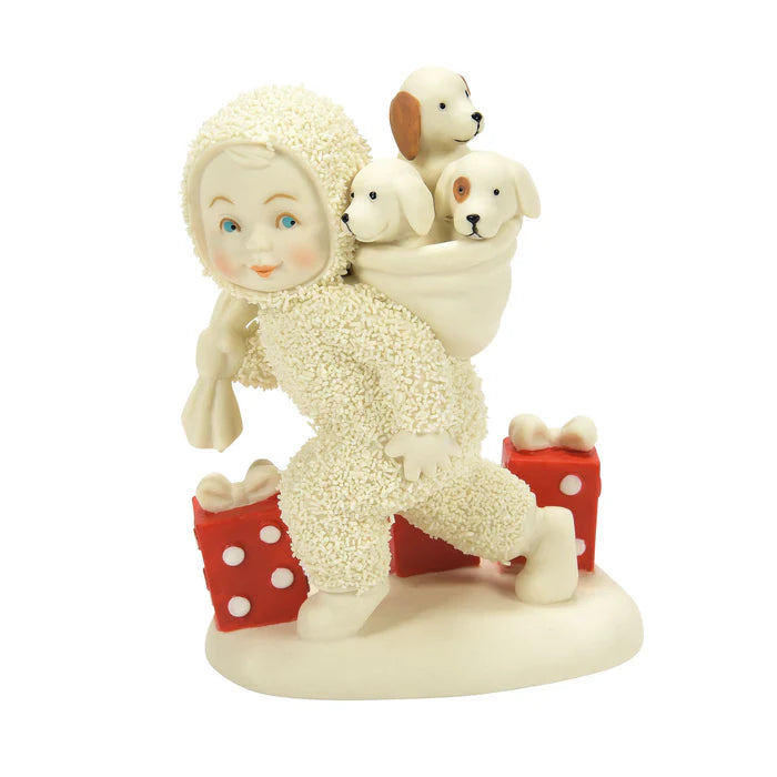 Snowbabies Bag of Christmas Puppies