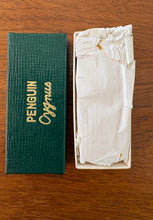 Load image into Gallery viewer, Penguin Cygnus Gold Tone Lighter with Nabob Emblem and Original Box 42607
