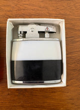 Load image into Gallery viewer, Fire Lite Tu Tone Black &amp; White Lighter in Original Box 42607
