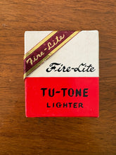 Load image into Gallery viewer, Fire Lite Tu Tone Black &amp; White Lighter in Original Box 42607
