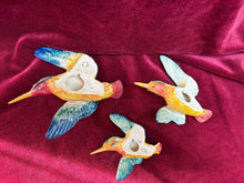 Load image into Gallery viewer, Beswick Kingfisher Wall Plaques 3 sizes
